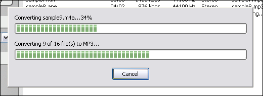 Converting M2A to MP4